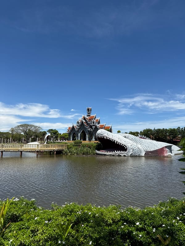 Early morning visit documented at Ancient City cultural park Thailand