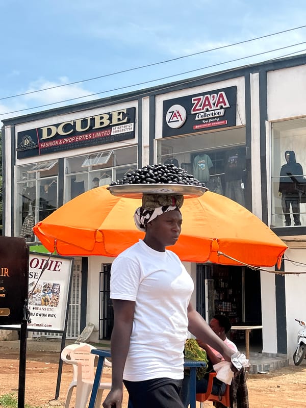Everyday street life and trade in Jos, Nigeria