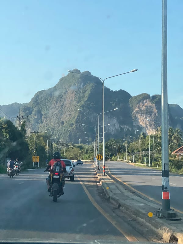 Road infrastructure documented in Ban Khao Klom, Thailand
