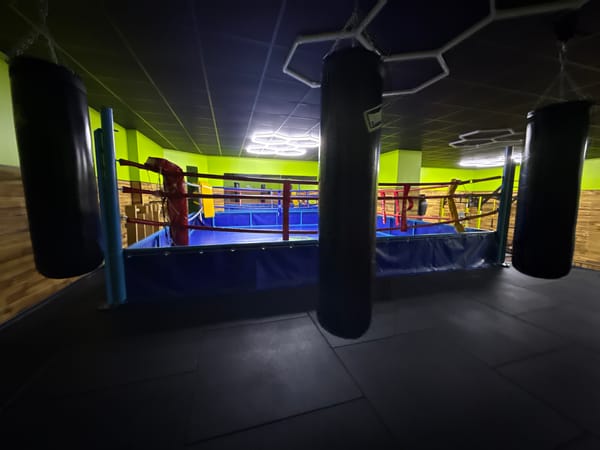 Boxing gym documented in Dobrich, Bulgaria