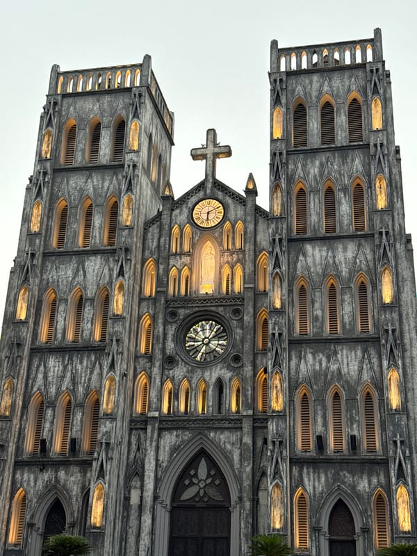 Morning tour of Hanoi's historic center and cathedral