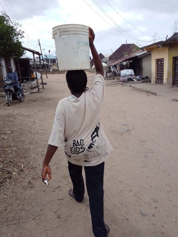 Normal daily street activity observed in Lokoja, Nigeria