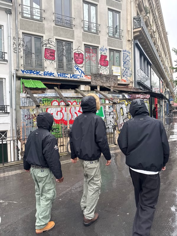 Rainy afternoon moments captured across Paris neighborhoods