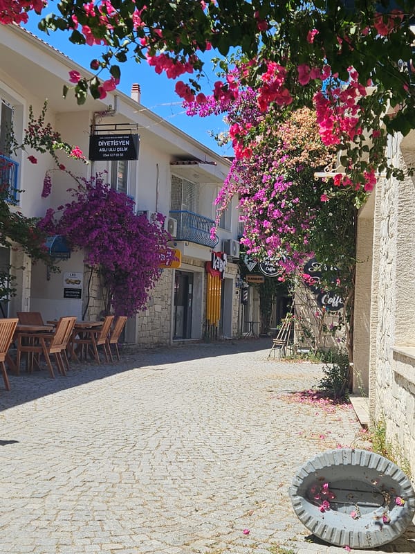 Morning stroll through historic Seferihisar with coffee break