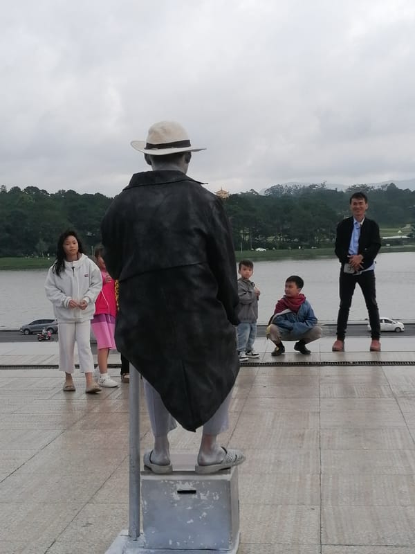 Da Lat public square buzzes with performers, dancers, and festivities