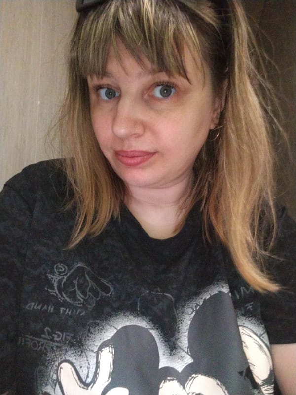 Woman Takes Selfies in Yaroslavl, Russia