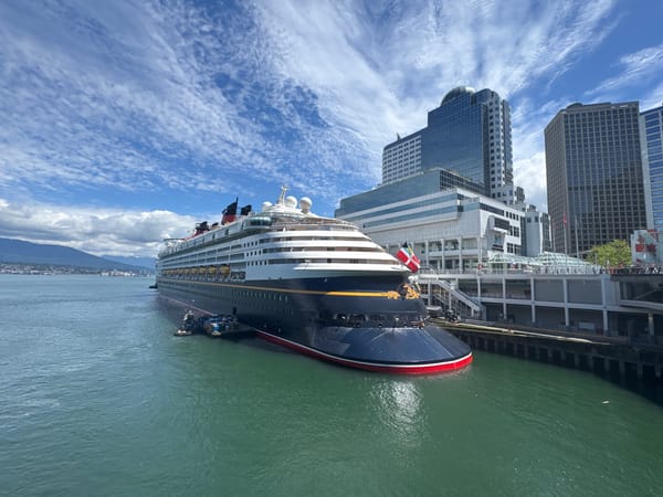 Disney cruise ships dock in Vancouver during World Cup viewing