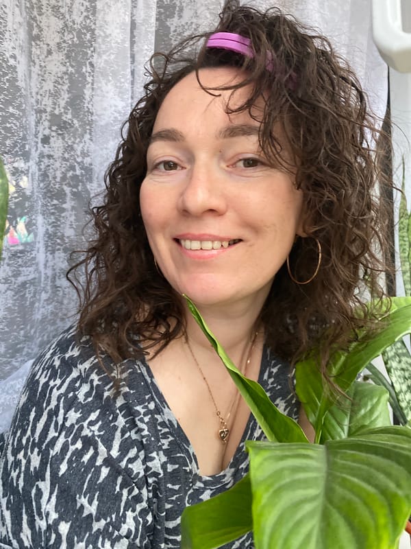 Woman poses for photo in Noviy, Russia