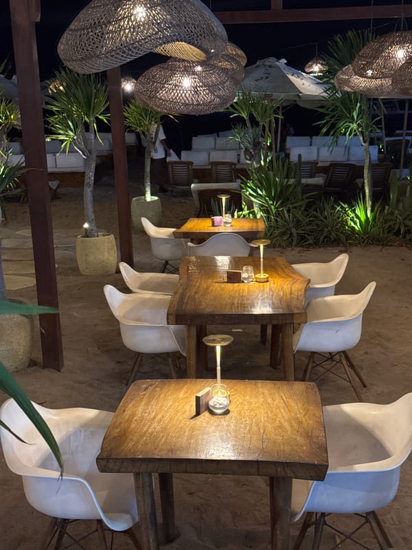 Coastal Lombok after dark: dining, bars, and local streets