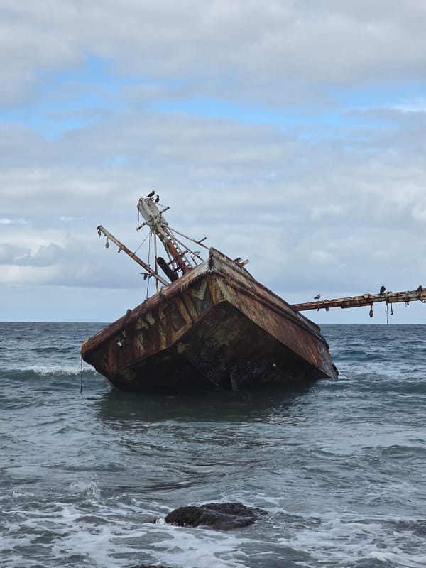 Shipwreck spotted off Ensenada coast