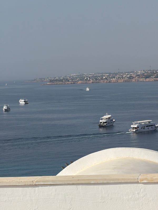 Morning coastal and resort views documented in Sharm El Sheikh