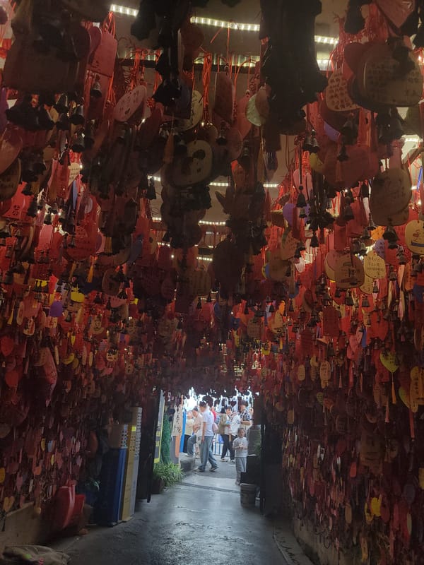 Tourist crowds gather at decorated wish tunnels, monorail stations in Chongqing