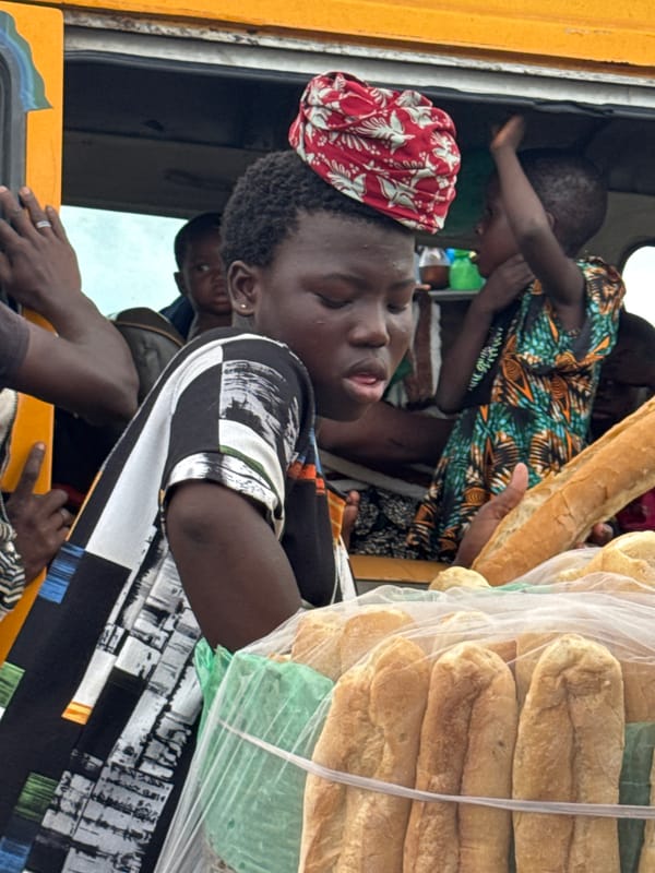 Daily life scenes documented in Ajara, Nigeria