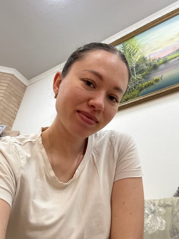 Quiet domestic moment captured in Russian household
