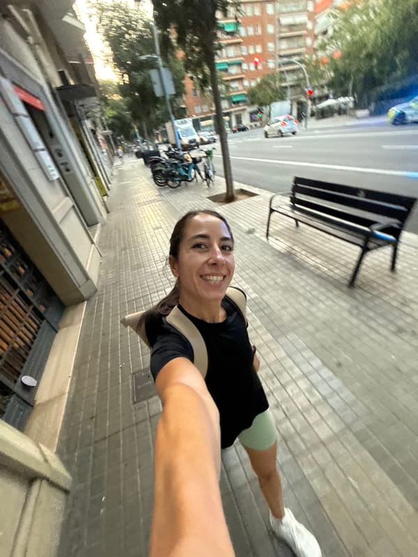 Early morning Barcelona: street scenes and a Pilates studio session