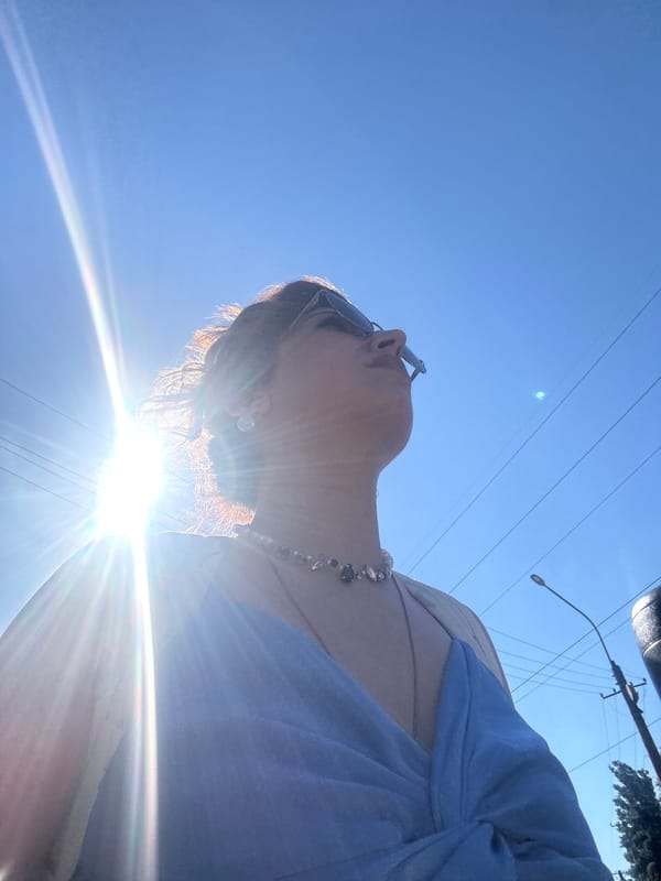 Sunny afternoon street moments in Kryvyi Rih, Ukraine