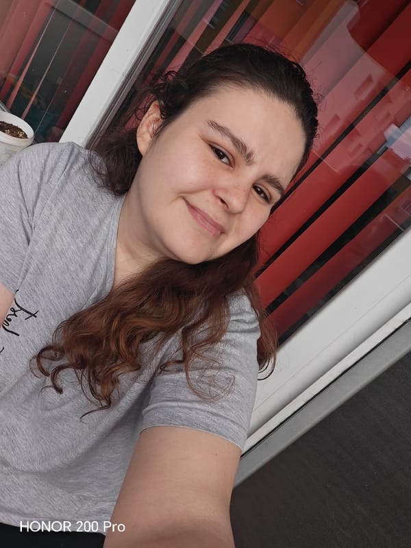 Woman takes indoor selfie near window in Haskovo Bulgaria
