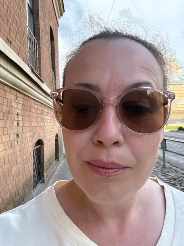 Sunny afternoon in Riga: street life, murals, and construction
