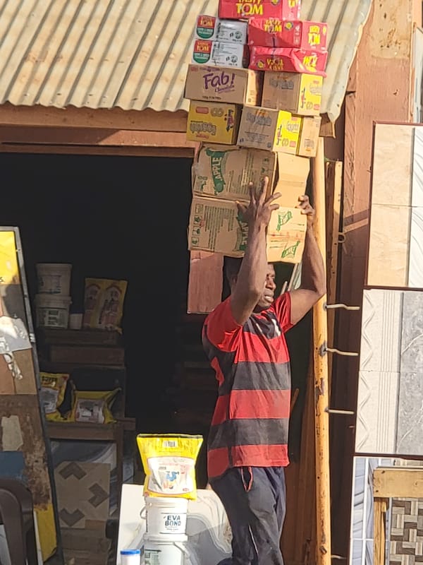 Daily street life documented in Maiburiji, Nigeria