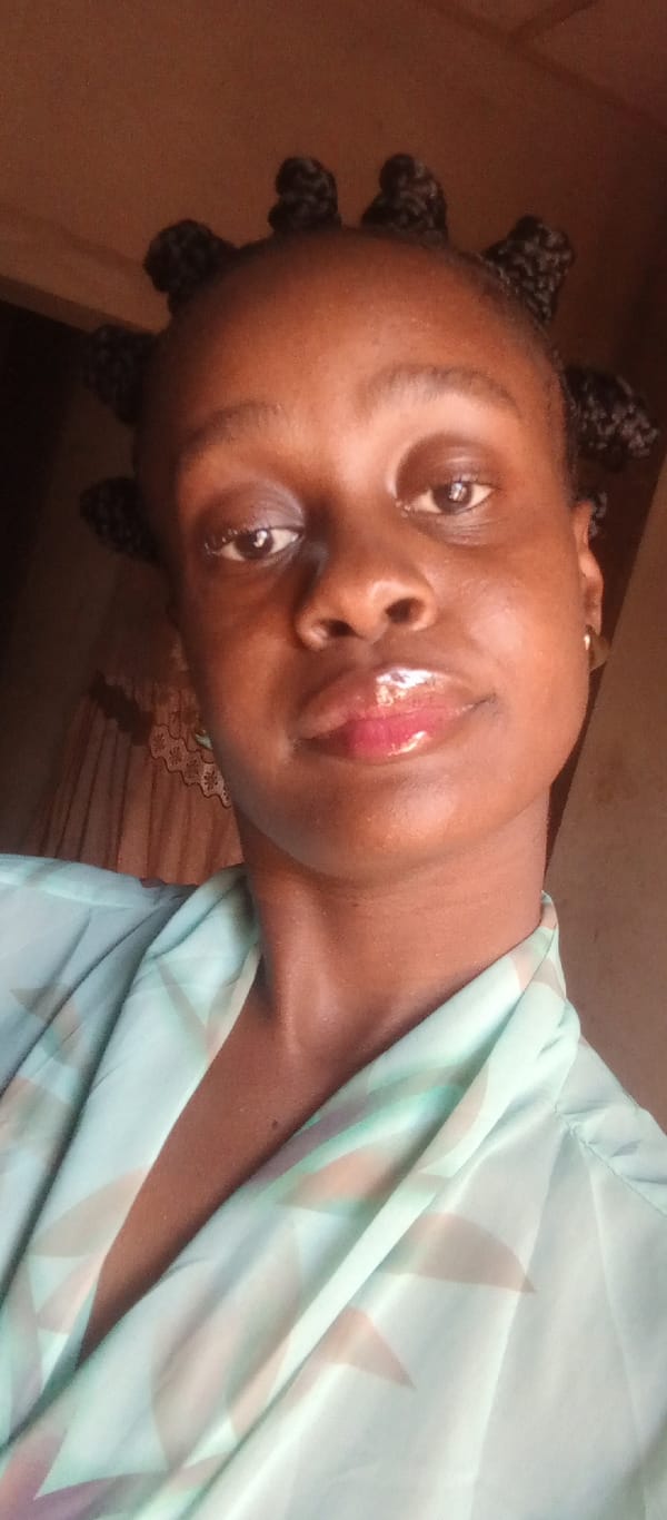 Woman documents herself in multiple photos in Akwanga Nigeria