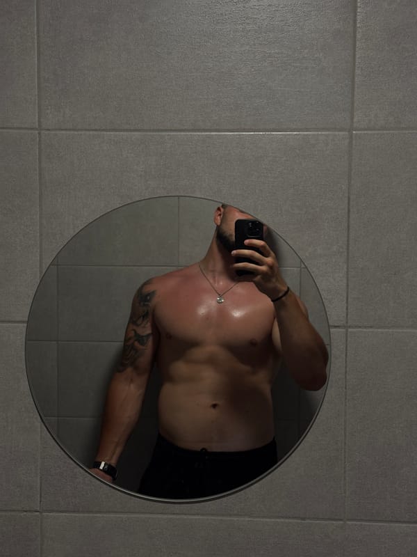 Post-workout selfies and street scenes in Sofia