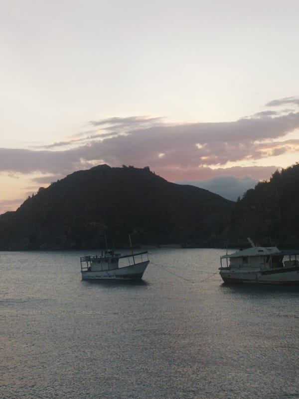 Evening coastal life documented in Porlamar, Venezuela