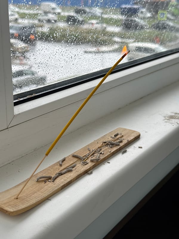 Rainy afternoon indoors documented in Rostov-on-Don apartment setting