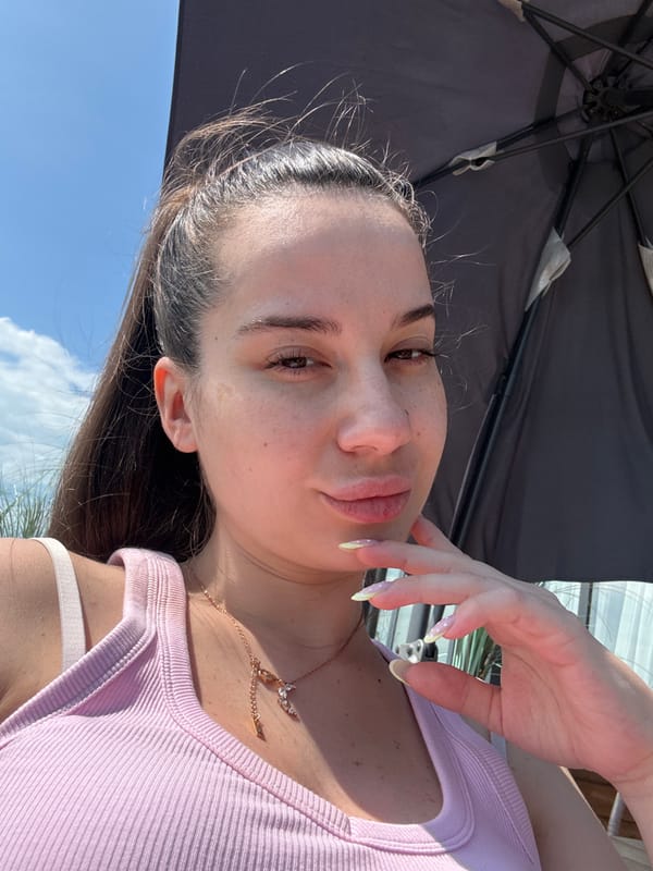 Woman spotted enjoying sunny weather in Varna, Bulgaria