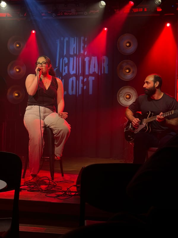 Evening musical performance featuring multiple artists in Tel-Aviv venue