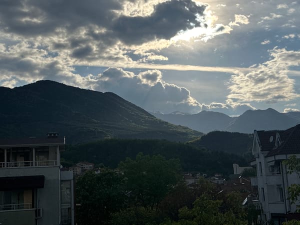 Varied cloud formations observed over Gotse Delchev, Bulgaria