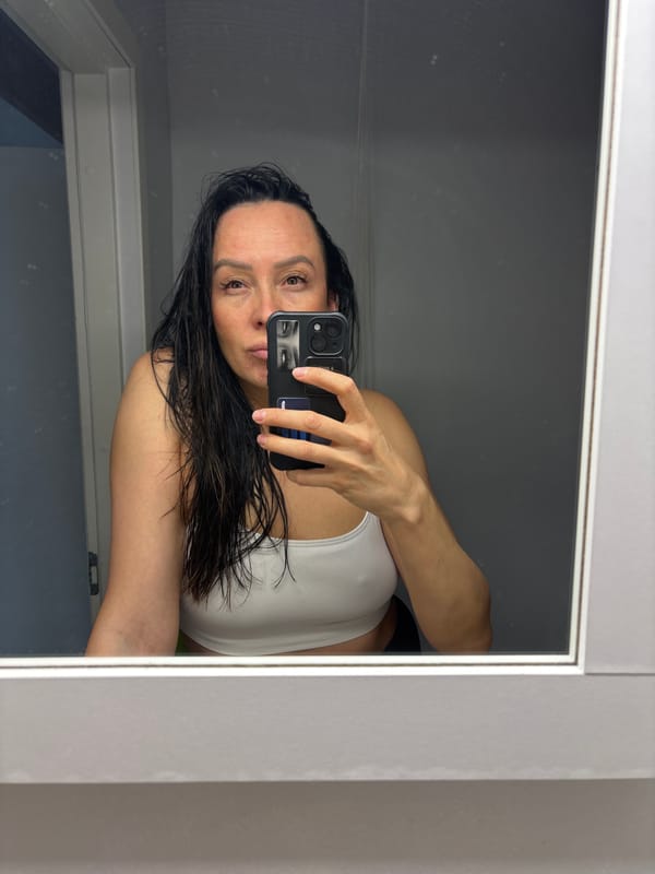 Morning selfie session documented across multiple locations in Chaikovsky