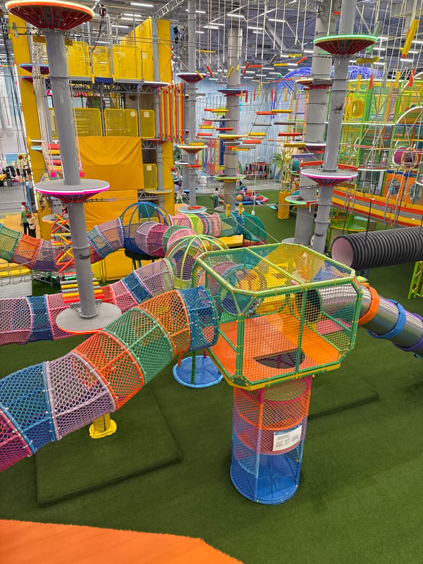 Family entertainment center busy with visitors in Khimki
