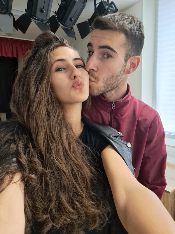 Intimate couple moment captured in Negovan, Bulgaria