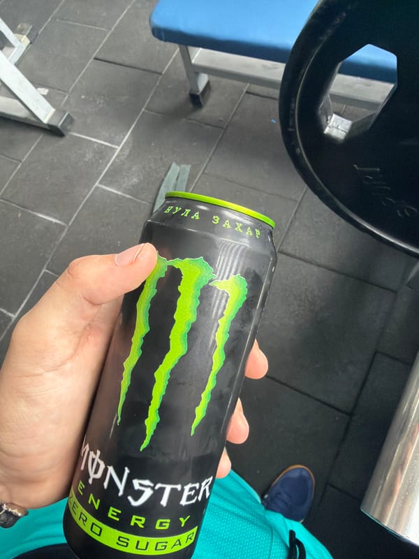 Energy drink held in Bulgarian gym setting