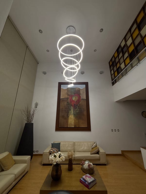 Modern living room documented in Tlaxcalancingo, Mexico