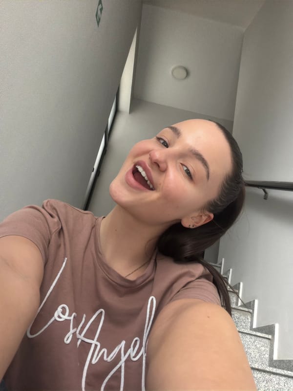 Woman documents morning with selfies and luxury cars in Sofia
