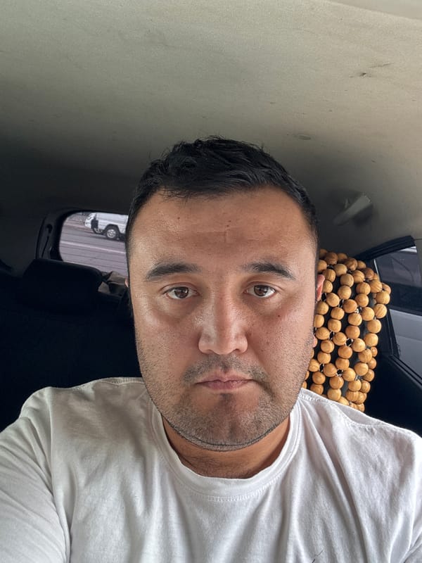 Close-up rotated portrait shot in Tashkent
