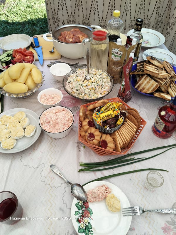 Rural Russian village life documented through domestic scenes