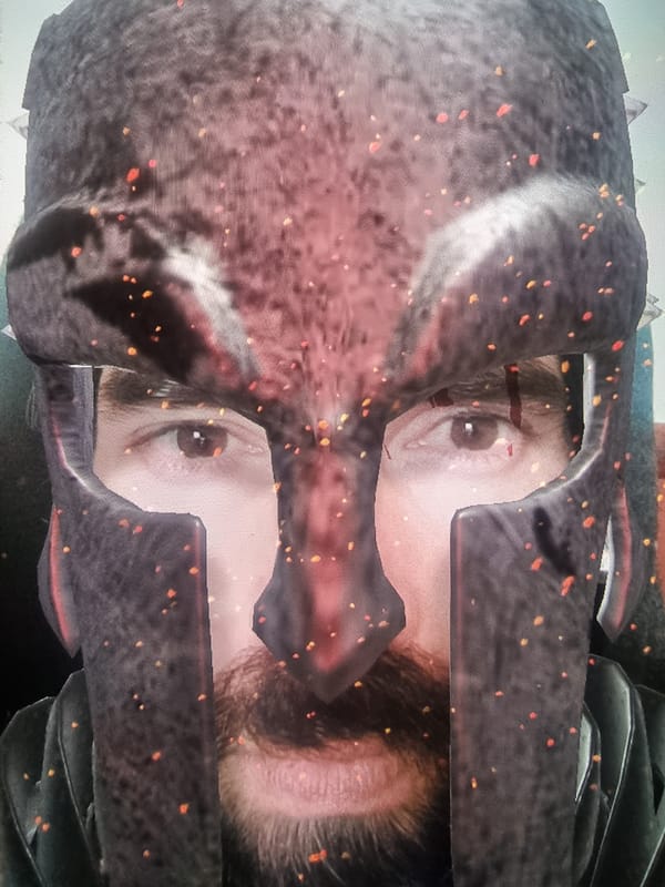 Person in protective gear observed at location 666