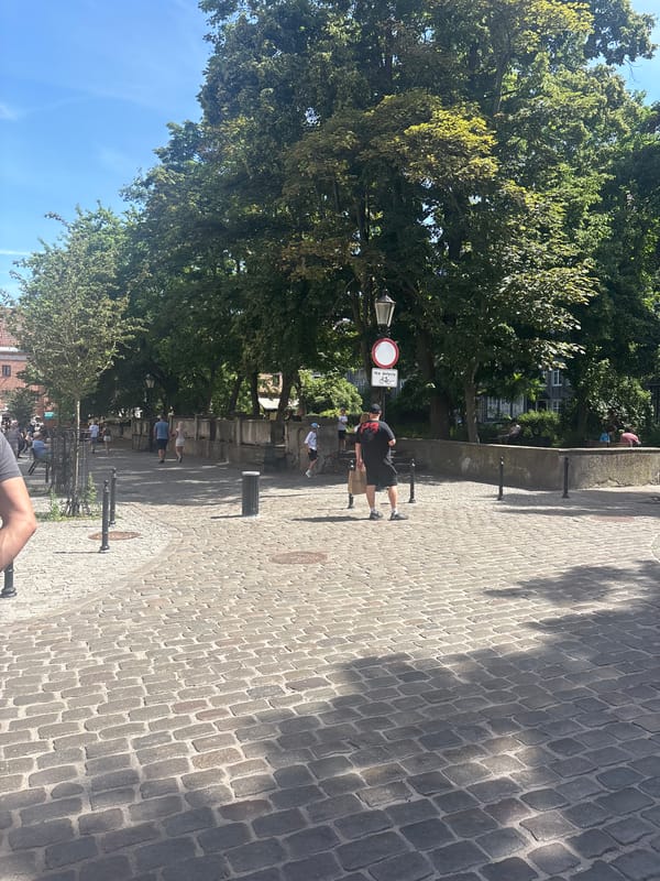Sunny afternoon exploring Gdańsk's waterfront and old town