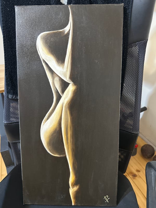 Abstract painting documented in Svilengrad, Bulgaria
