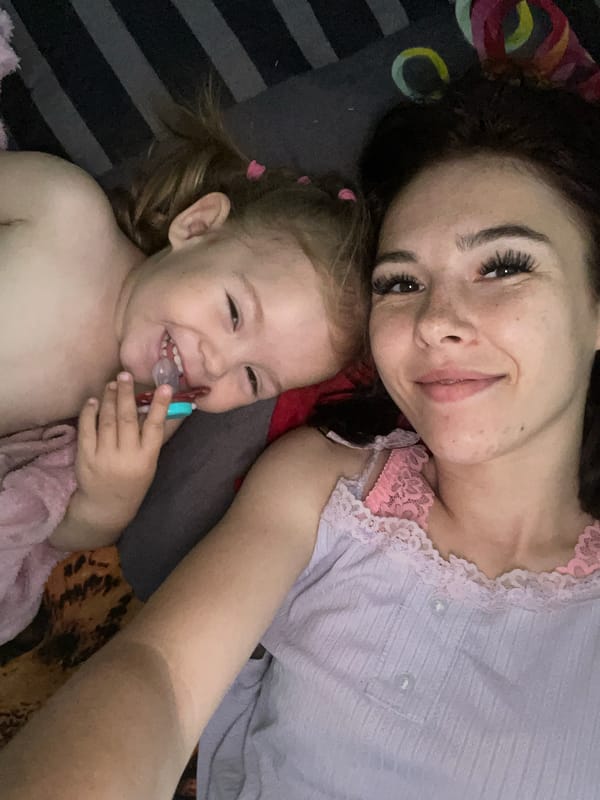 Lazy summer morning at home in Qonaev, Kazakhstan