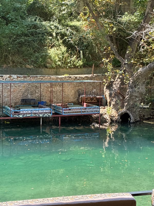 Dim River dining spots and water parks, Alanya