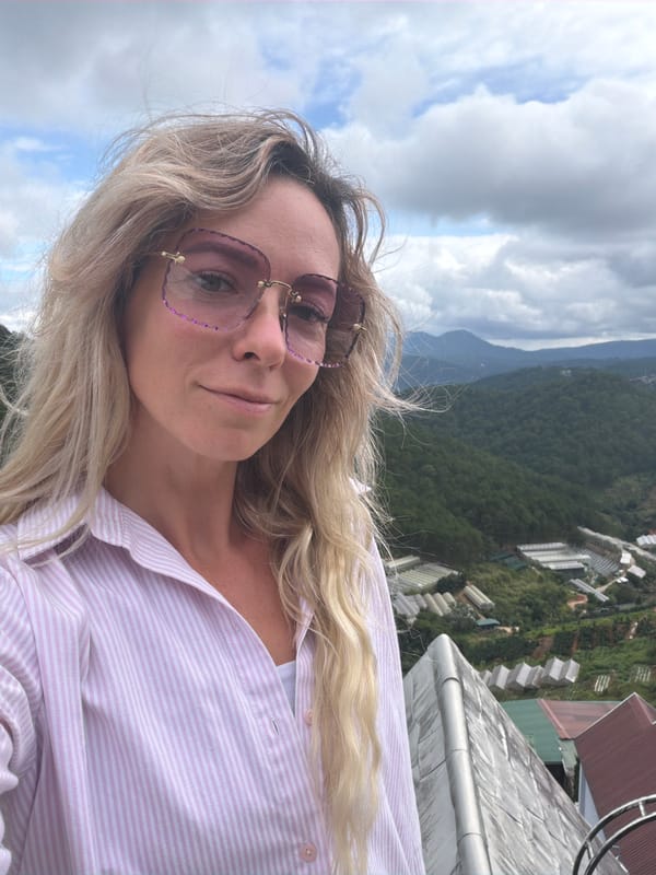 Morning views across Đà Lạt's pine-covered hills