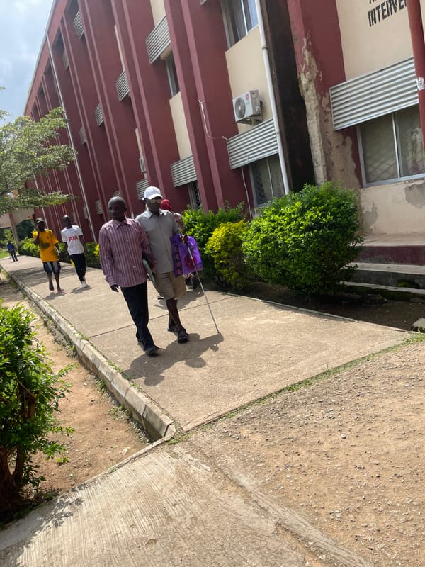 Everyday foot traffic across University of Jos campus