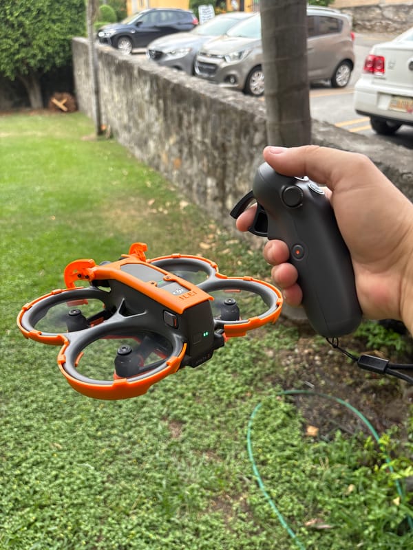 Drone enthusiast pilots FPV aircraft in Cuernavaca evening session