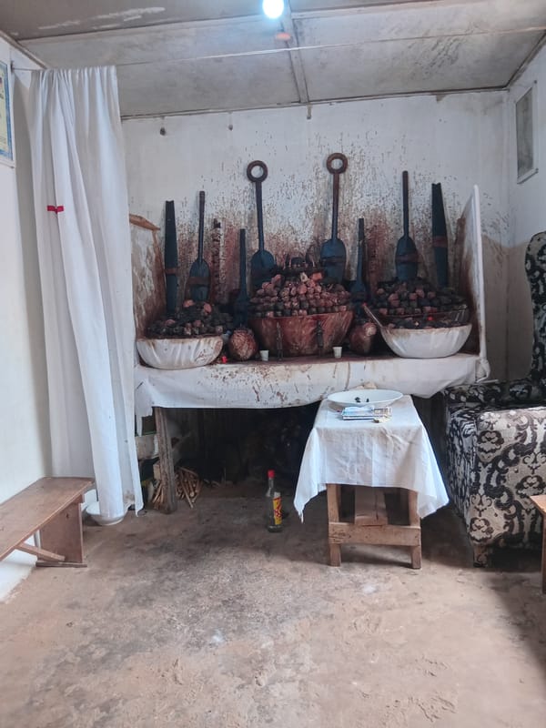 Daily life documented in Shagamu compound, Nigeria