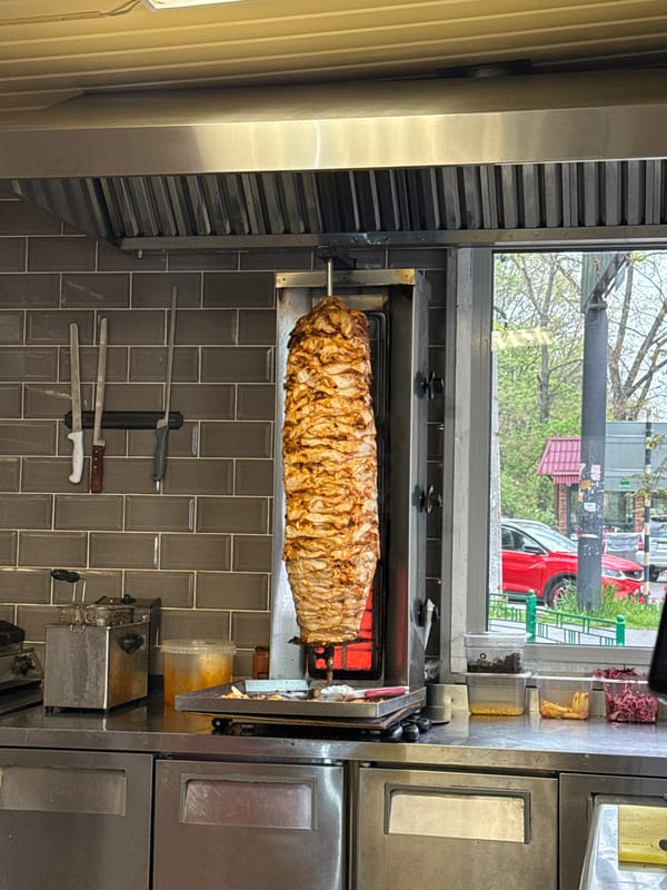 Food preparation documented at kebab stand in Rostov-on-Don