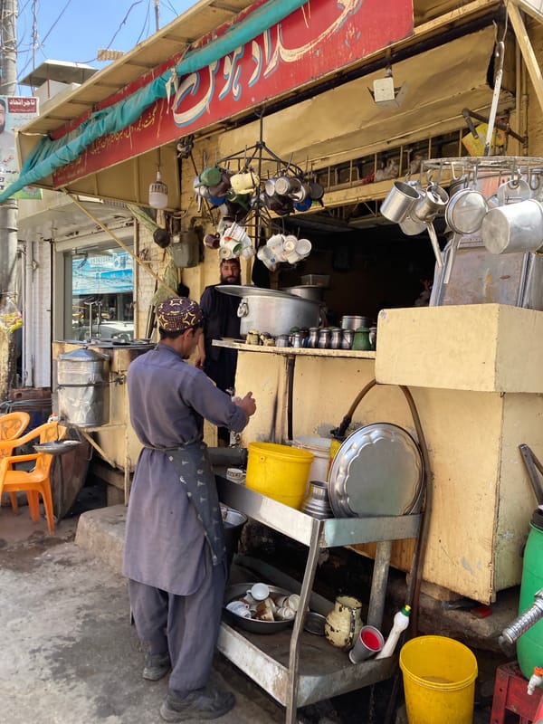 Morning street food activity recorded in Quetta City