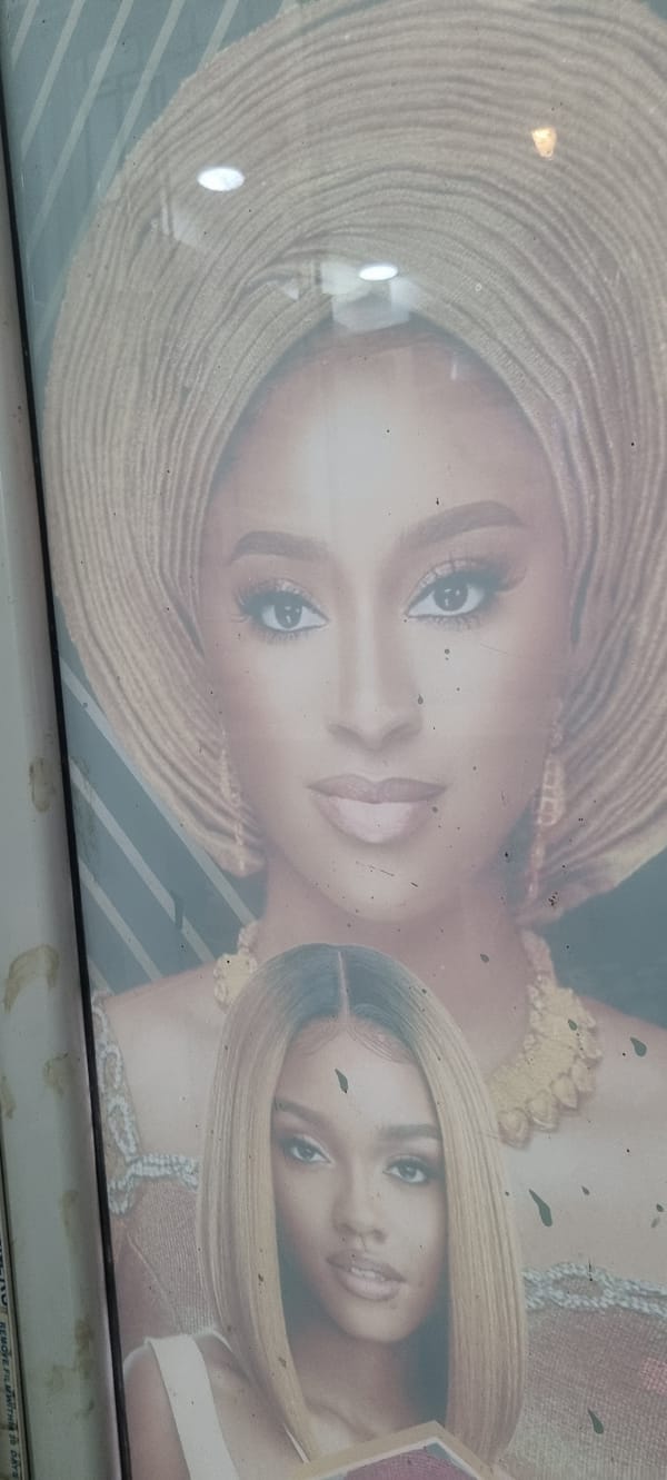 Lagos salon busy with nail services Friday evening